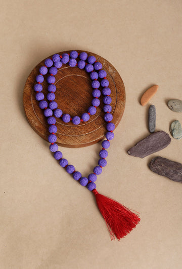 Purple Amethyst Chanting Beads